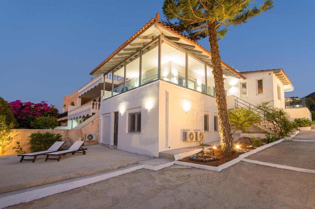 Queen'S Gem Luxury Villa - Heated Jacuzzi & Pool Херсониссос Экстерьер фото
